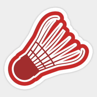 Shuttlecocks splash badminton vector, Badminton logo sticker design and Badminton Championship logo sticker design. Sticker